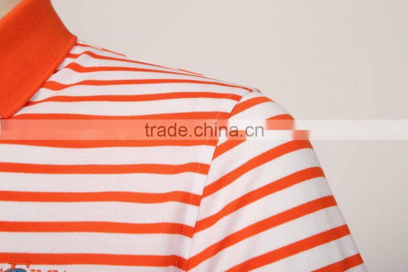 Cotton polo shirt embroidery