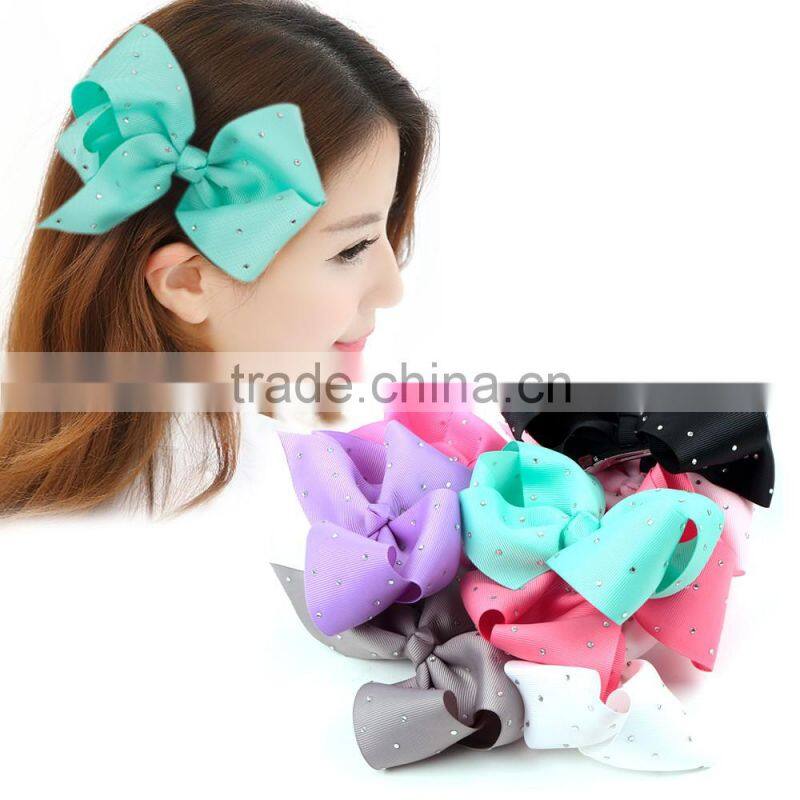 wholesale boutique kids bow clips for hair