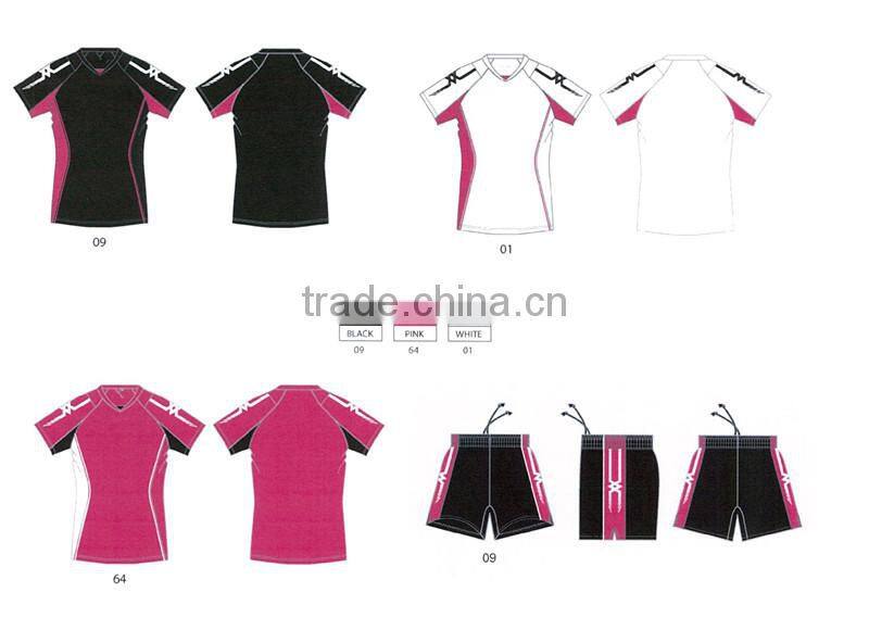 New design custom design sublimated volleyball jersey quick dry/volleyball training equipment