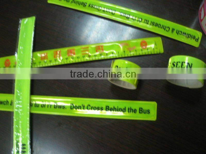 reflective slap wraps/reflective bracelet