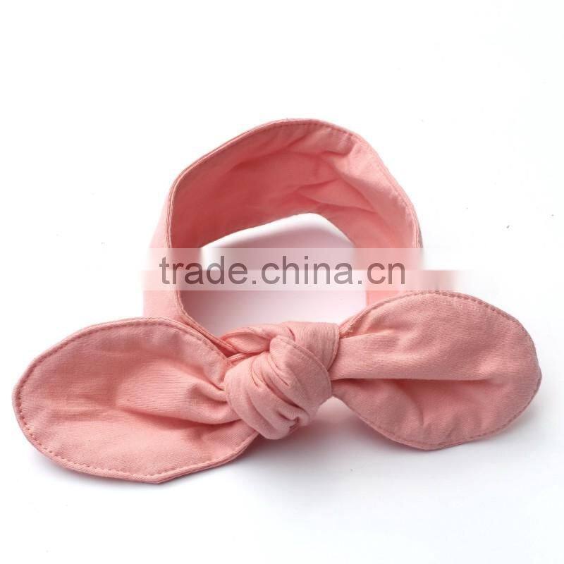 Girl Rabbit Headband Newborn Kids Cotton Elastic Hair Band Baby Top Headband