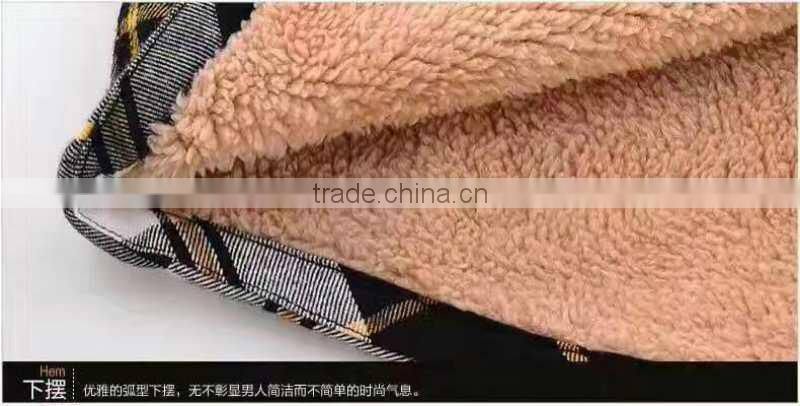 GZY men brushed plaid shirt outdoors mixed winter model stock export Europe warehouse gaungzhou stock 2017 high quality