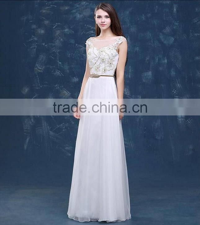 one piece style chiffon beautiful lady fashion dress