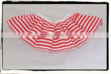 Red and white tutu dress for children
