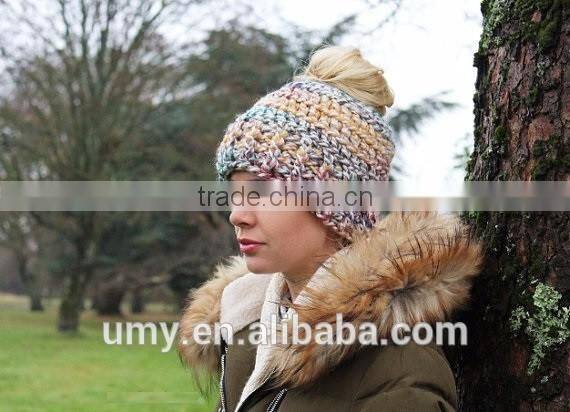 Pony Tail Crochet Pattern Messy Bun Hat