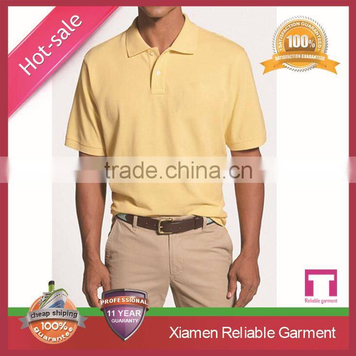2016 OEM new arrival attractive embroidery double mercerized cotton polo shirt alibaba china supplier