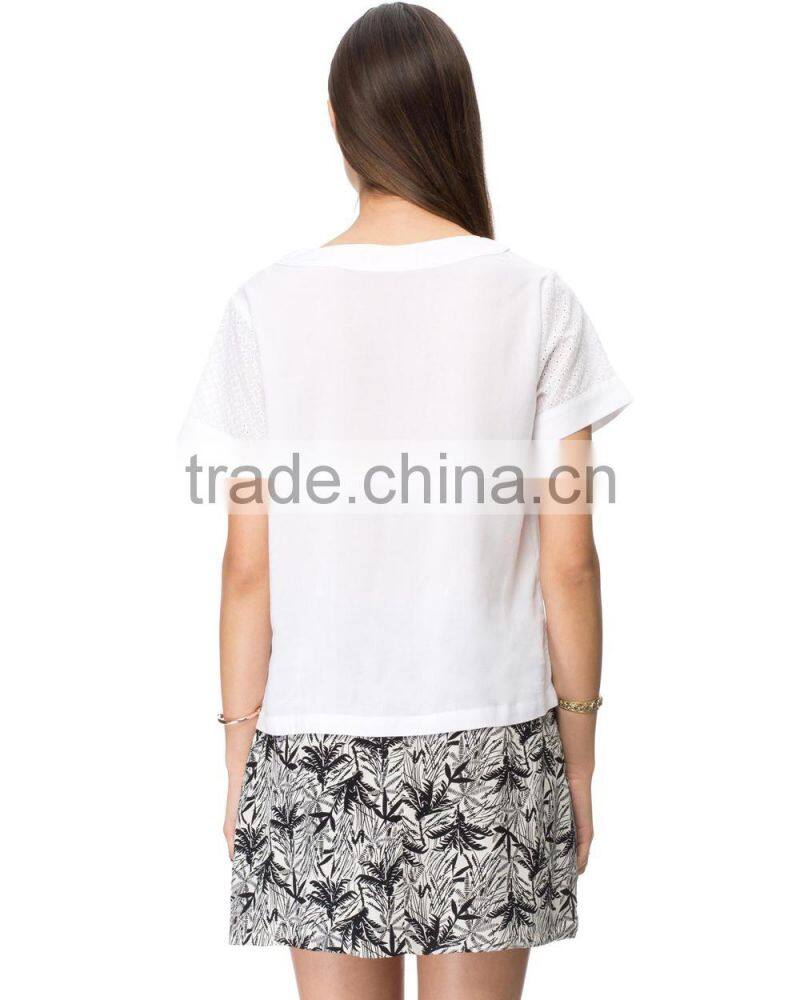 Kiera white tee shirt