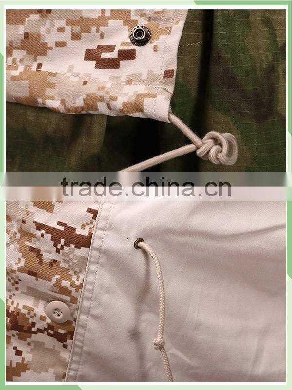 Manufacture Camo Military uniforms Coat Cold weather man's field American M65 Army Jackets M65 Field jacket with Lining