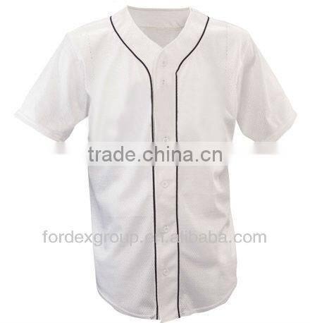 Create Teamwork Full Button Jersey 1862B Warning Track Piped Youth