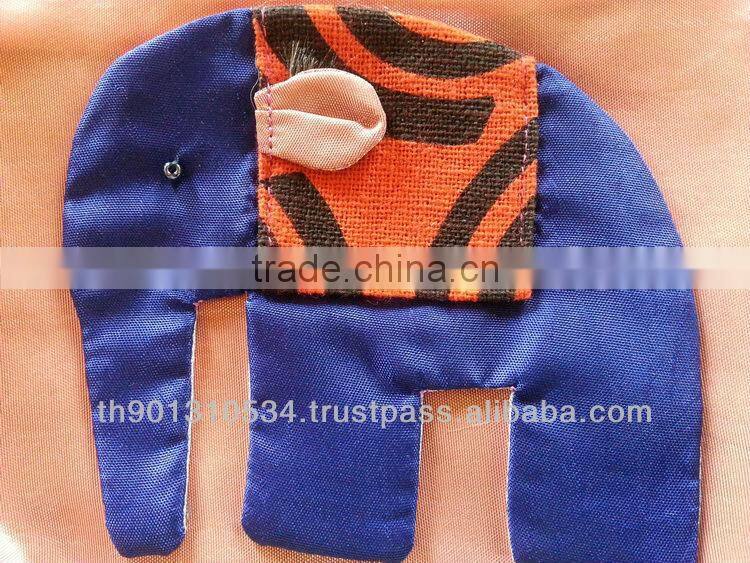 Thai Silk Embroidered wallet bag