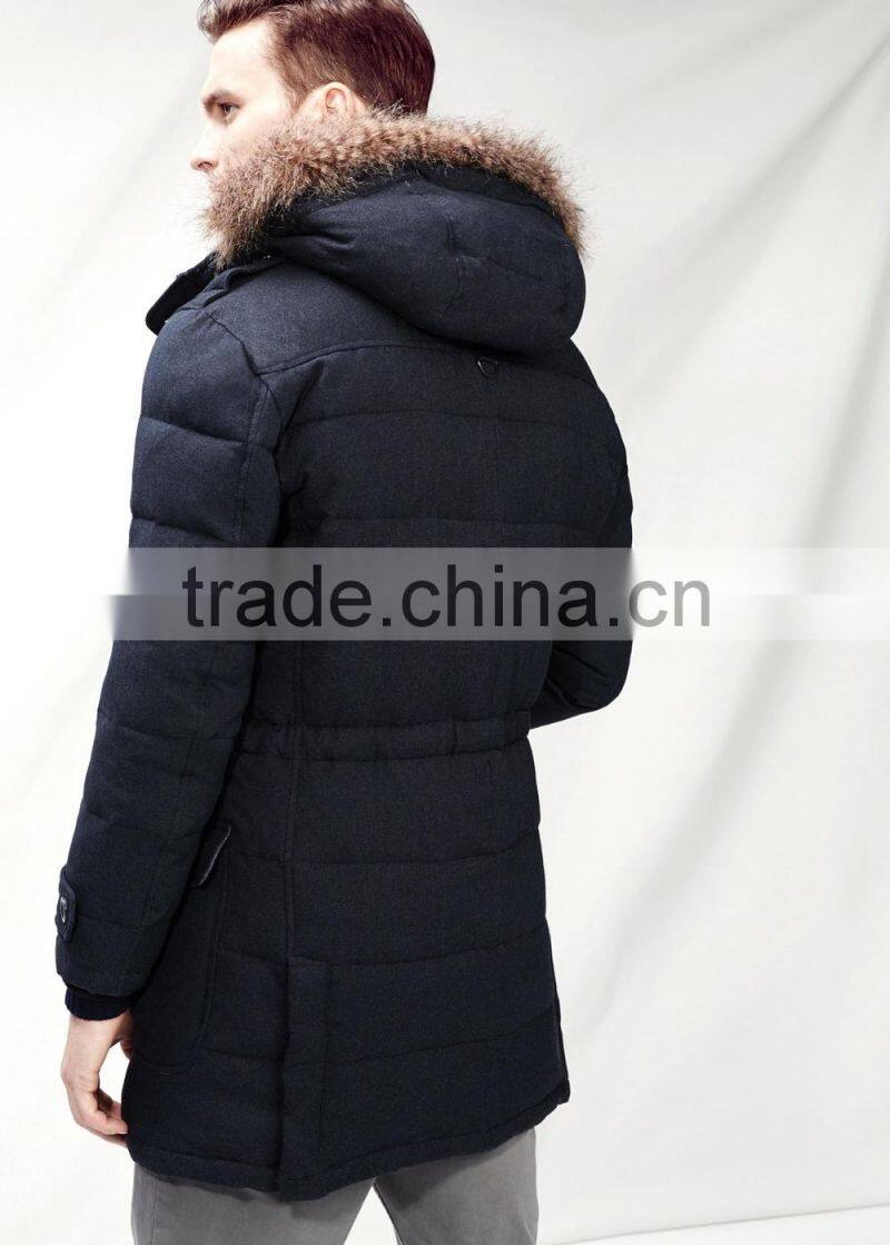 Nylon-blend feather down parka China products