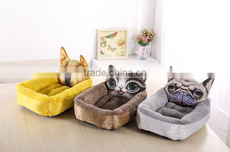 Fleece Thicken Pet dog Bed Mats Cushion Blanket