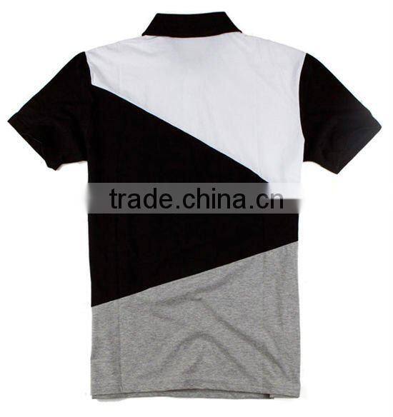 fashional jointing polo shirts men's sport wear short sleeve polo t shirts