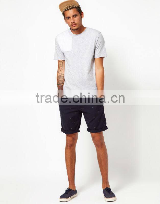 Shoulder Patch Tee Shirt