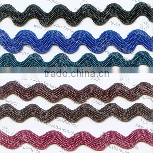 2017 Metallic Yarn Zig Zag Lace Trimming 005