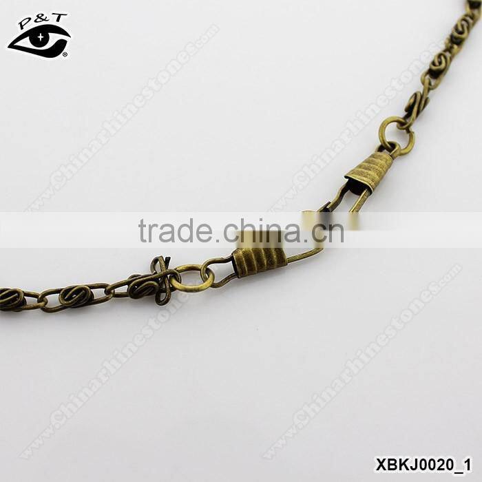 42cm Detachable Metal Chains for Bag Zinc Alloy Plating Jewelry Findings Bag Hardware Accessories for Bags Garment