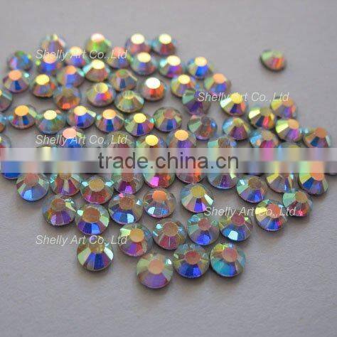Flat back glass rhinestone crystal clear ss05 for nail
