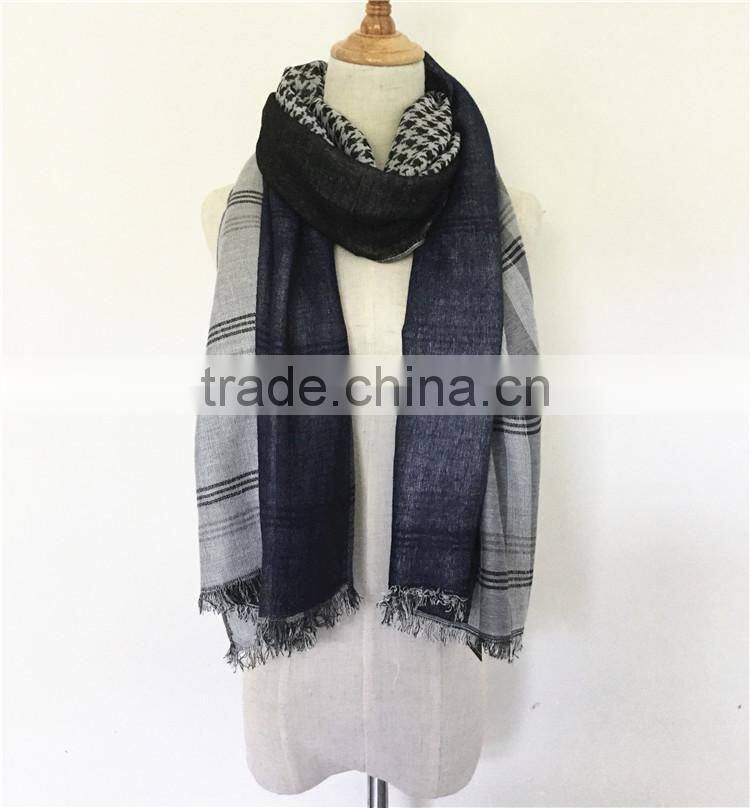 2017 High quality Winter Brand Classic style cashmere plaid pashmina scarf