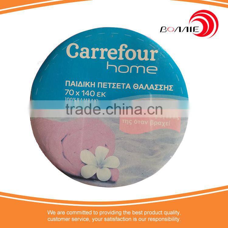 factory price 100% cotton reactive ptinted custom compressed hand towel tablets
