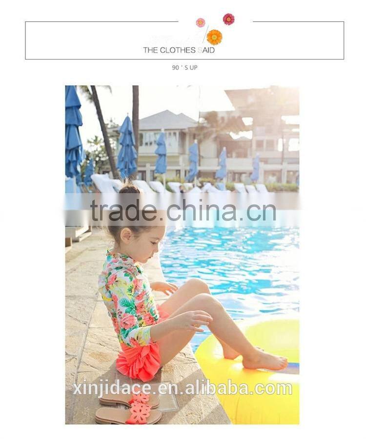 Wholesale High Quality Little Baby Swimsuit Girls Summer Child Swimwear 2pcs