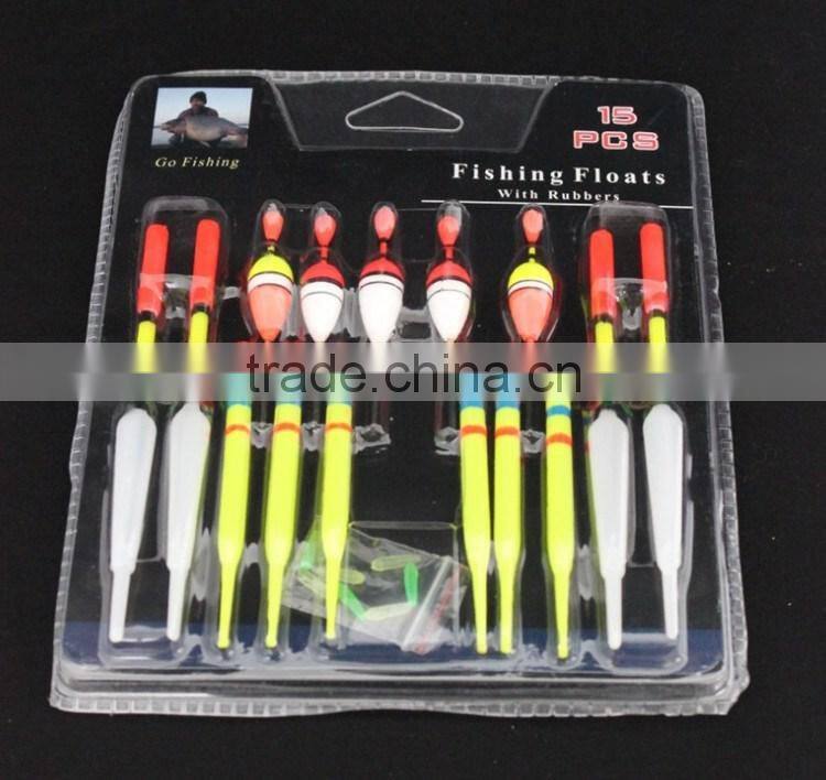 New Arrival! 15pcs in 1 Wholesale Fishing Float