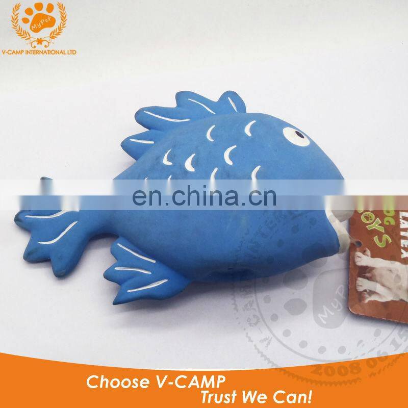 My Pet fish pattern latex pet toy