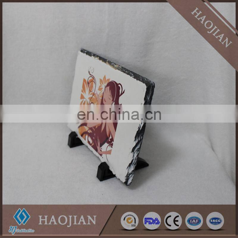 rock tile gift picture photo frame christmas snowman picture frame photo frame