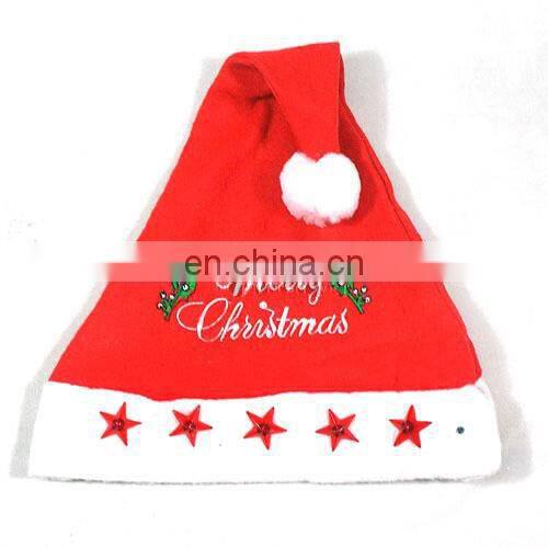 Unique dancing christmas hats customizing santa hats red kriss kringle caps for christmas eve