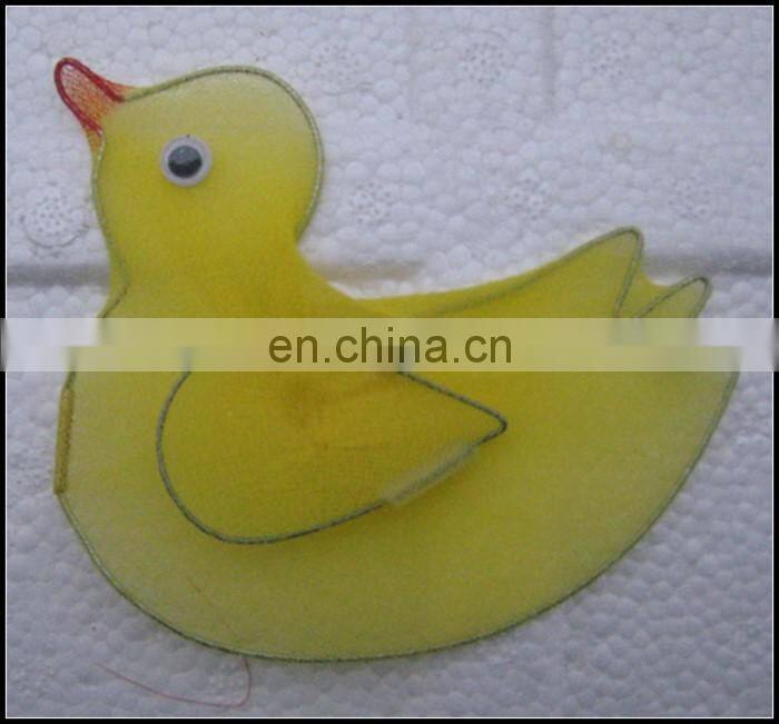 Yellow nylon duck hanging decoration for baby bedroom