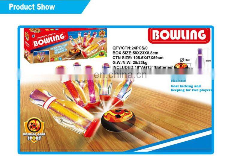 Plastic sports toys for sale kids ice hockey bowling ball