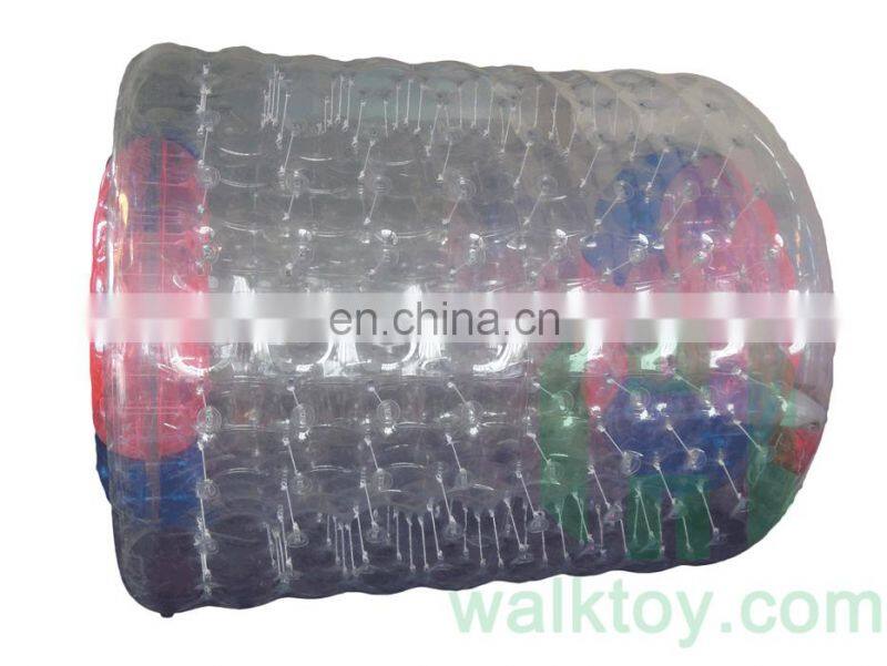 Cheap inflatable water roller inflatable roller wheel for adults