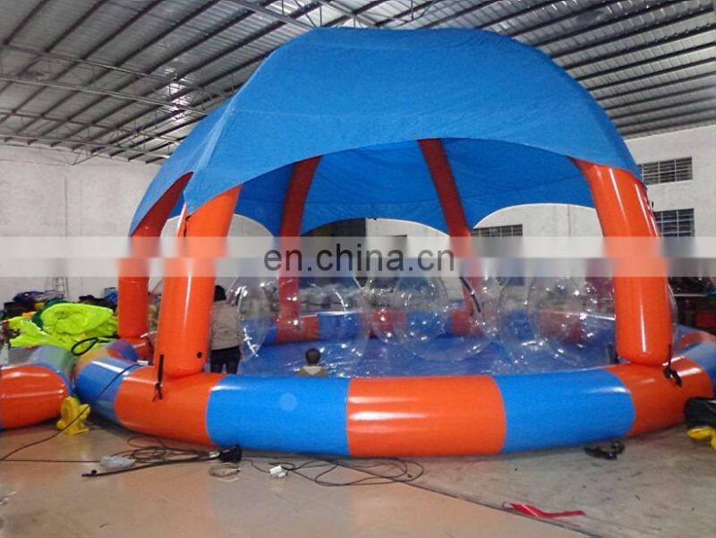 2017 giant inflatable pool float Swimming Pool Cover Tent For Sale