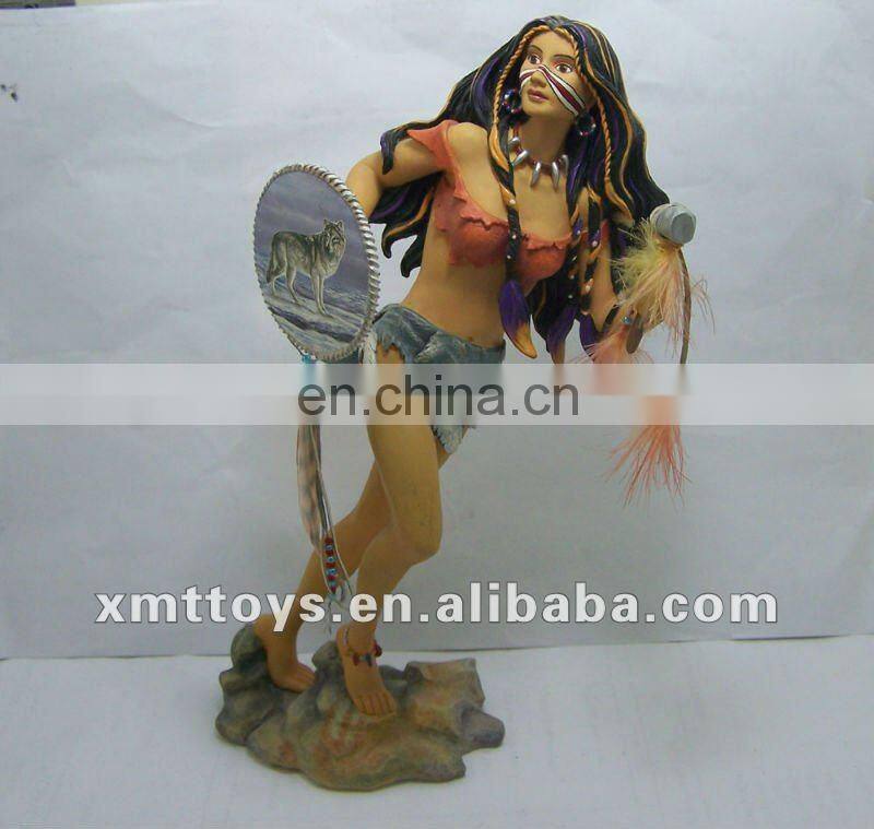 pretty tiger animal sculpture as gift and decoration