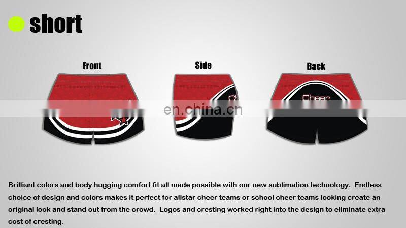 Designing basketball baby cheerleading bra tops uniform