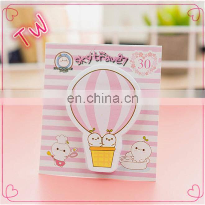 2018 yiwu stationery market low price ODM custom Eco-friendly colorful paper sticky memo pad in different shapes
