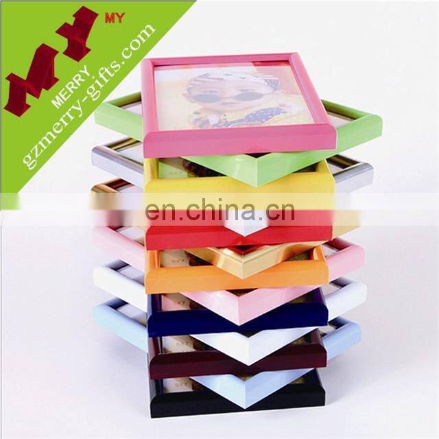 Classic style colorful cheap plastic photo frame wholesale