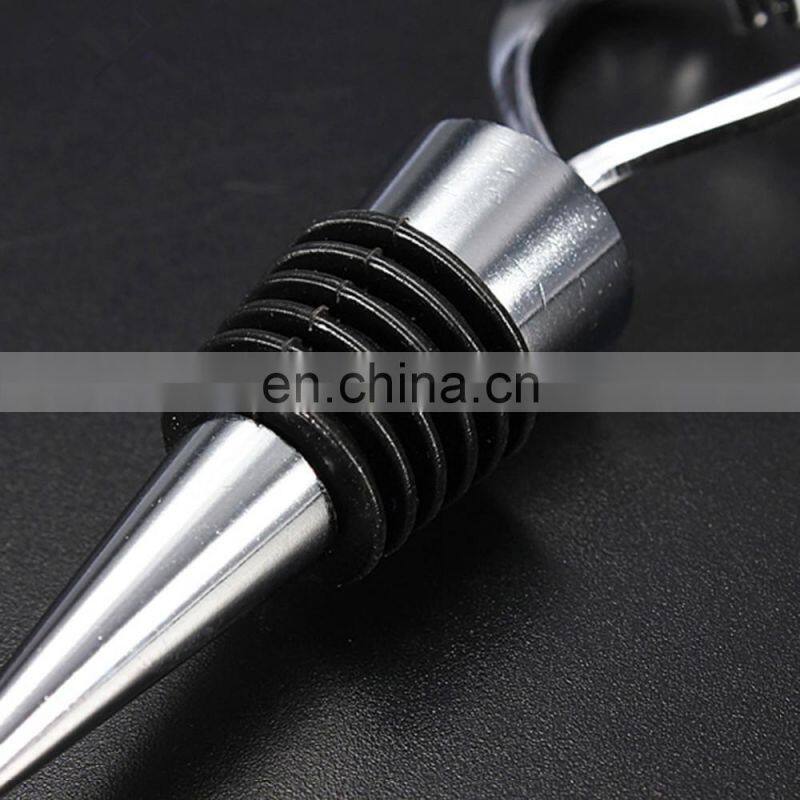 Promotion Wedding Valentines Gift heart shape Red Wine Champagne Bottle Stopper
