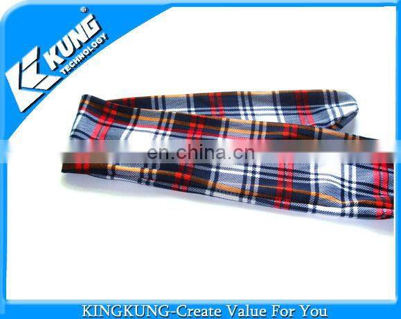 2014 best selling fashionable women tartan design lining pvc rain boots