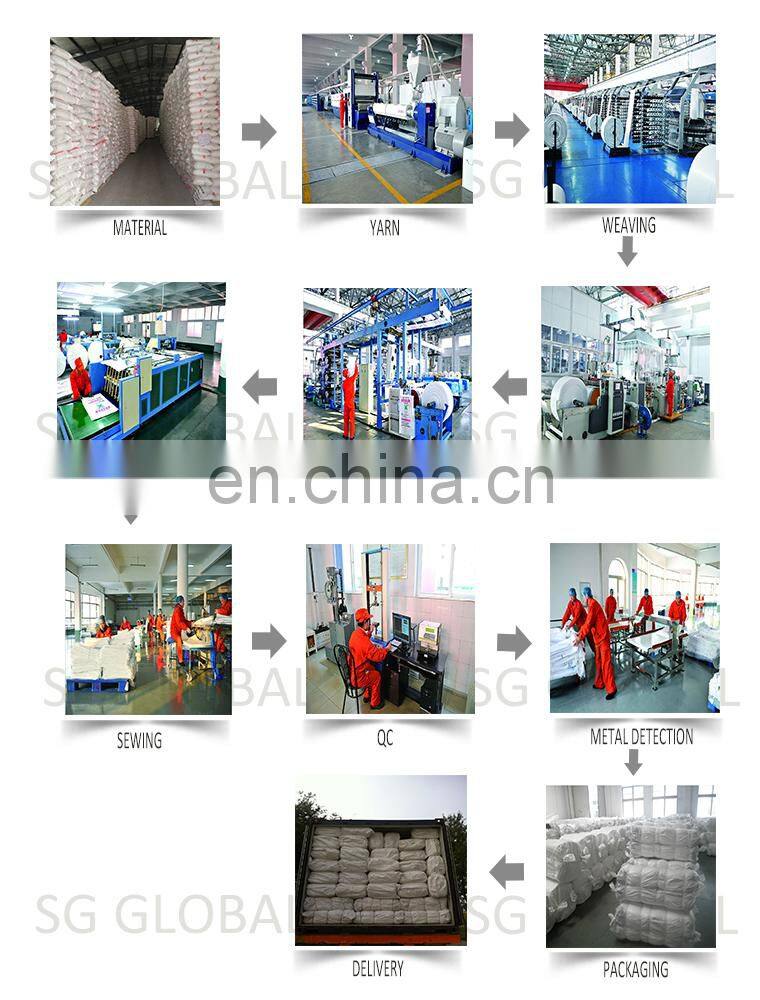 Hot sale 25kg small plastic rice bags