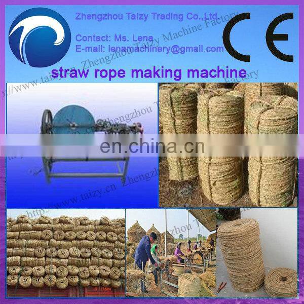 Small cheap automatic rope making machine/straw rope making machine