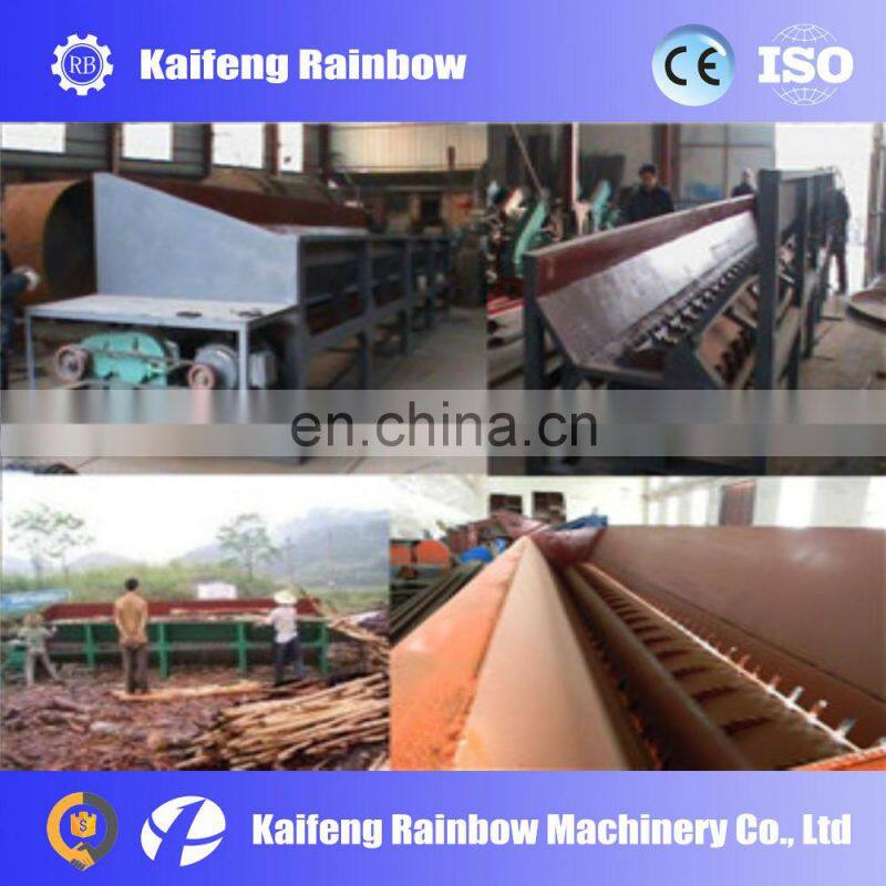 Stainless steel high quality wood scaling machine with rollers