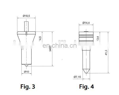 335S406554 nozzles 6x0,16x132 suit for 387-9427 (10R7225) C7/C9