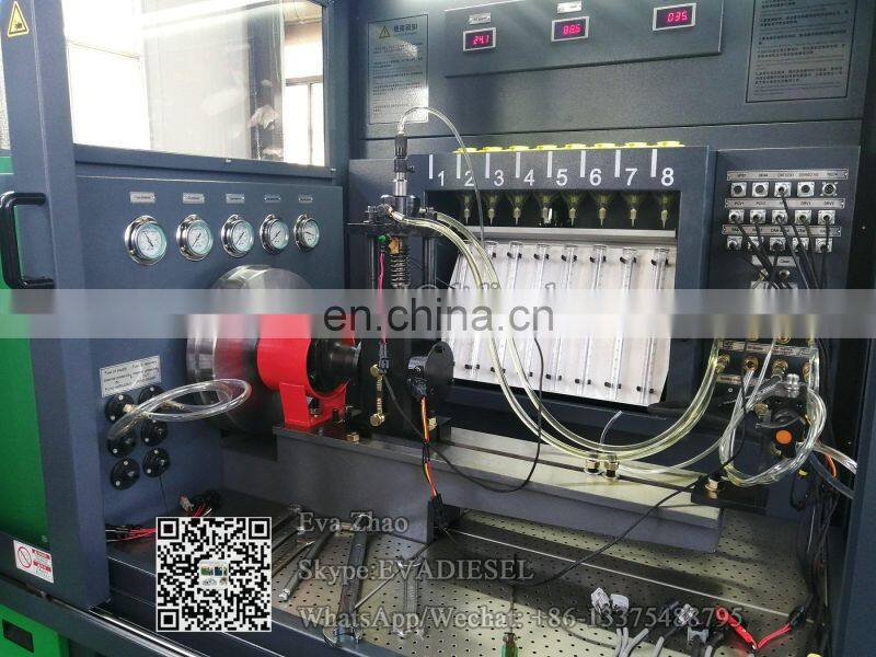 pump test two oil tank cr825 common rail diesel injector test bench