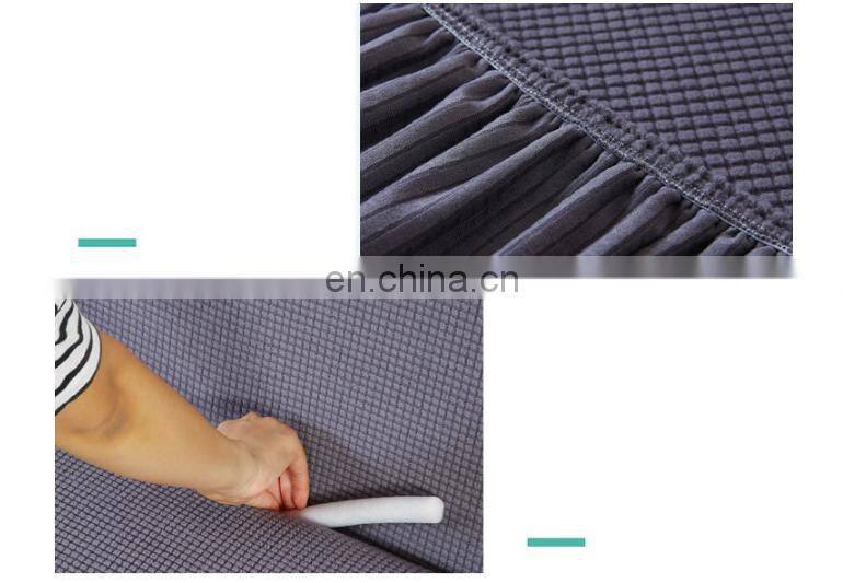 Checked cover Easy-Going Fleece Stretch Sofa Slipcover Spandex Non-Slip Soft Couch Sofa Cover, Washable Furniture Protector
