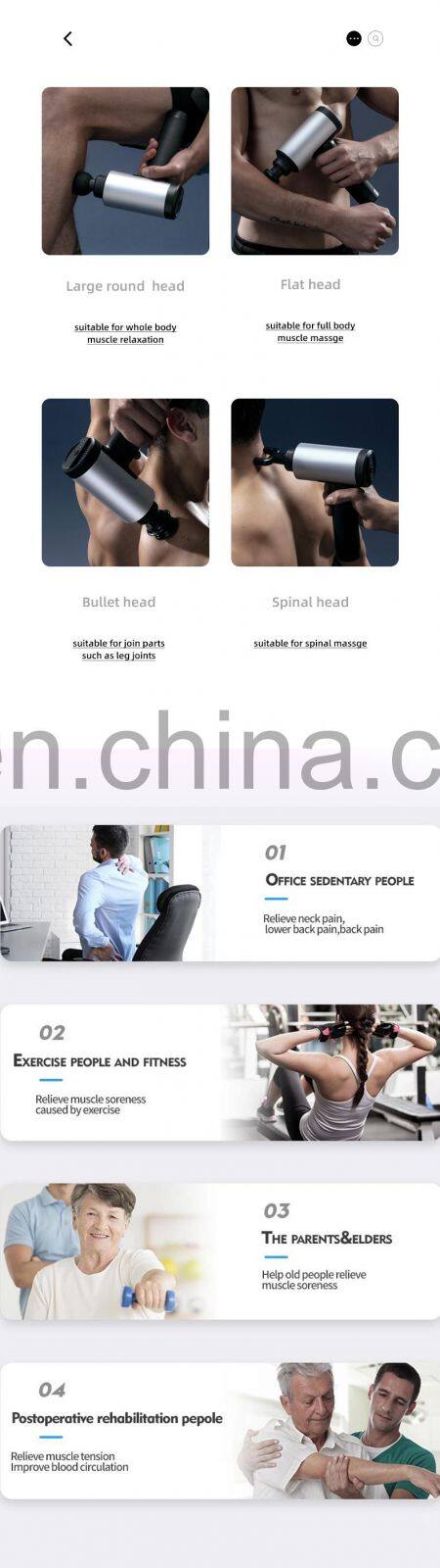 Amazon best selling 2020 percussion gun handheld mini fascia massage gun