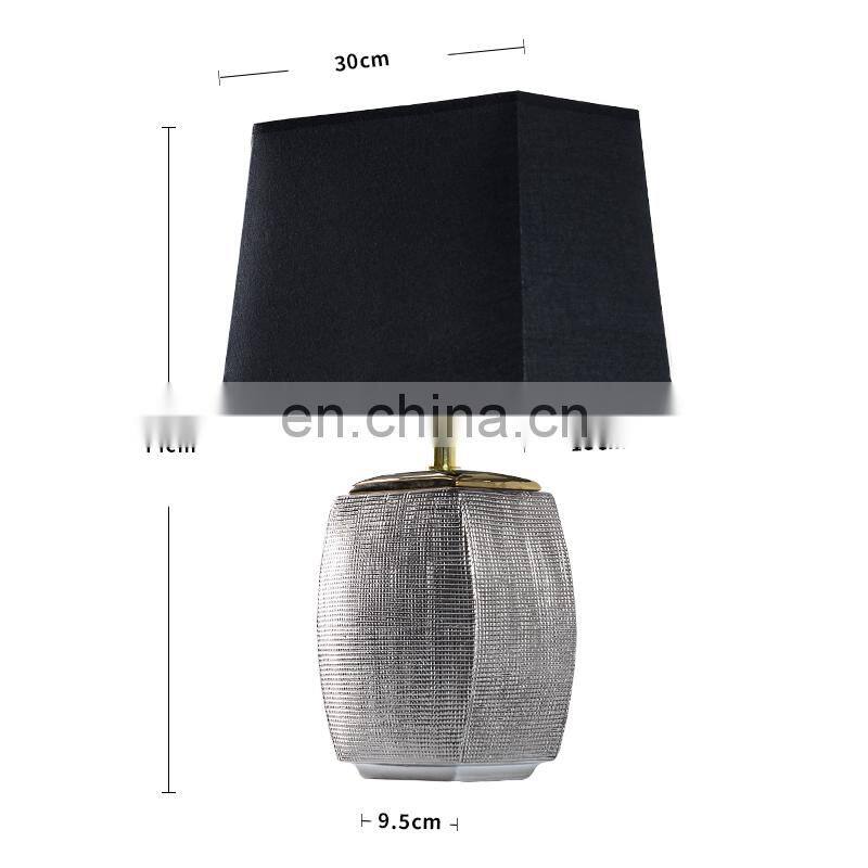 New design ceramic material LED table lamp for indoor room