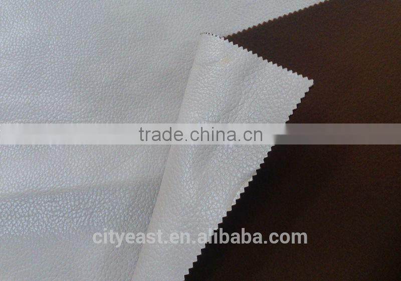 PU Breathing Leather Fabric Bonded With Single Velvet Fabric