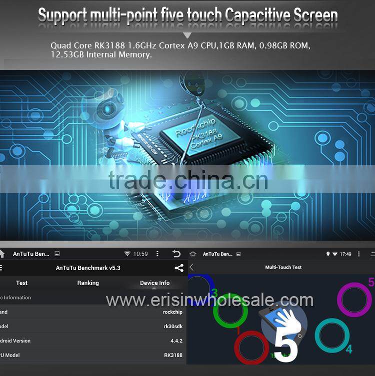 Erisin ES2008A 7" Autoradio Touch Screen 2 Din Car Audio Players GPS