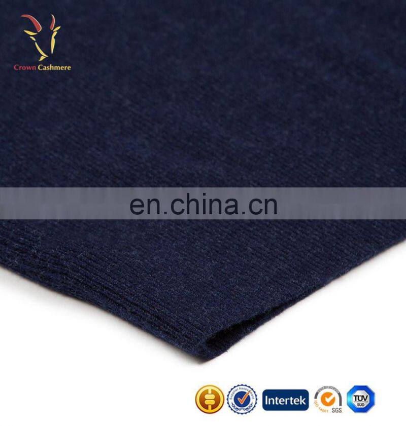 Mens Open Front Knitted Cashmere Sweater with buttons