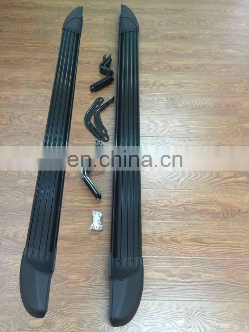 Dongsui Aluminum black running board side step for Hilux Revo